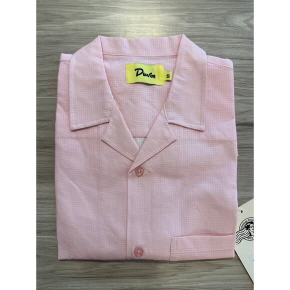 Duvin Other - Duvin Basics Leisure Stretch‎ Buttonup Blush Small